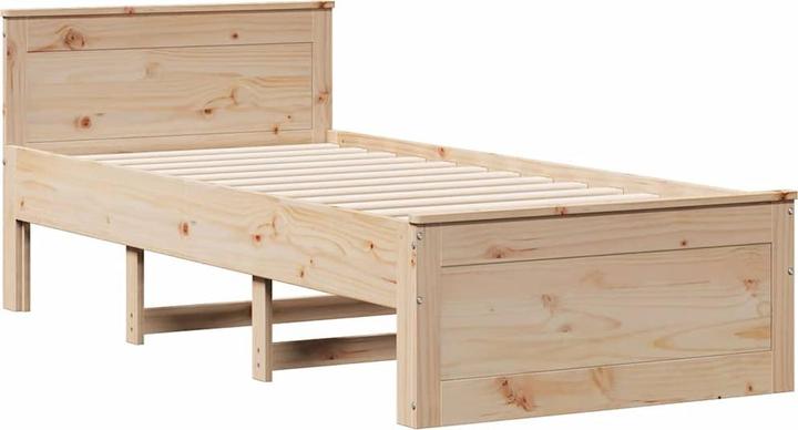 Produktbild VidaXL Bett ohne Matratze mit Kopfteil (120 x 200 cm)