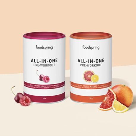 Actual product image Foodspring Pre-workout (Dark Cherry, Raspberry, 1 pcs., 350 g)