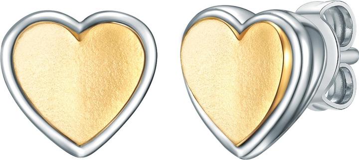 Strandglück Damen Herz Sterling Silber silber/gelbgold - 31544 (Sterling Silber)