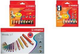 Actual product image STABILO Woody 3 in 1 (Multicoloured, 6 x)