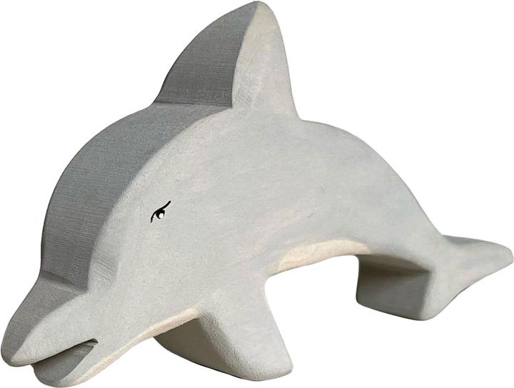 Actual product image Natura Punto Wooden animal dolphin, handmade, 8 x 7 x 3 cm