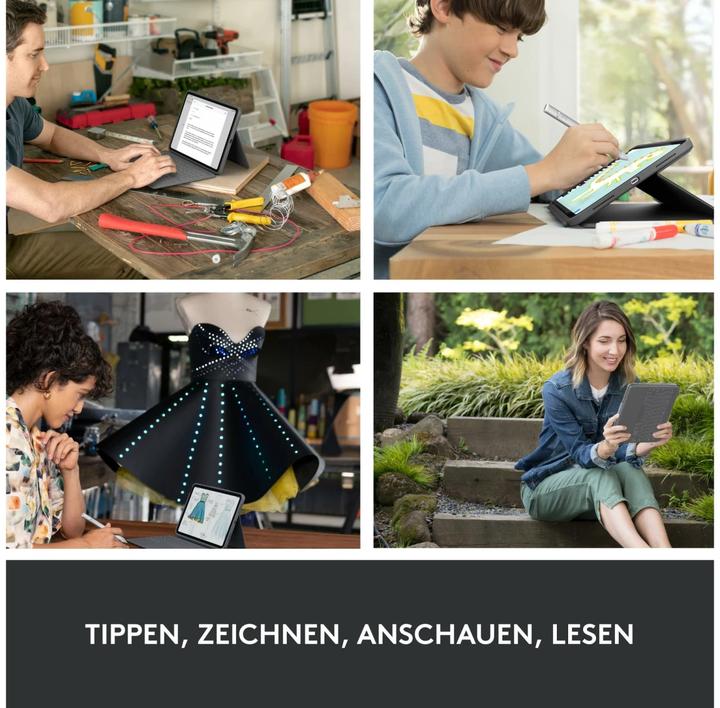 Produktbild Logitech Rugged Folio (CH, iPad 2022 (10. Gen))