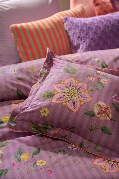 Image du produit PIP Studio Flores Bailando Parure de lit pourpre 135x200cm (1 parure) (Housse de couette, 135x200 cm)