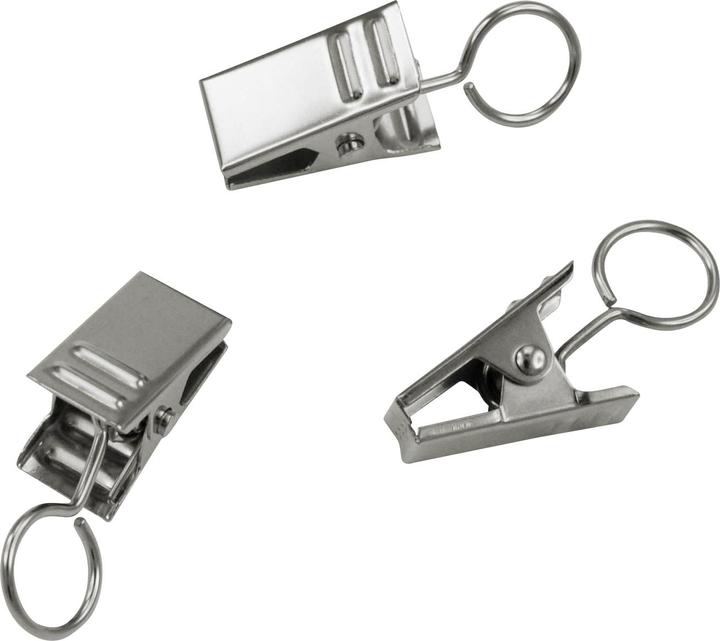 Actual product image Meyco Metal clip with eyelet, silver, 15 pieces (15 x)