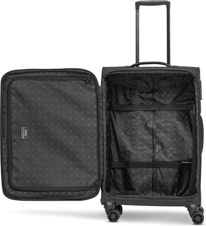 Actual product image Redolz Essentials 12 THREE SET 4-wheel suitcase set, 3-piece, with stretch fold (201 l, XL (from 140l))
