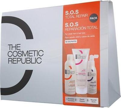 Actual product image The Cosmetic Republic 2-in-1 Shampoo and Conditioner SOS Total Repair Revitalizing Nutritive (Liquid shampoo)