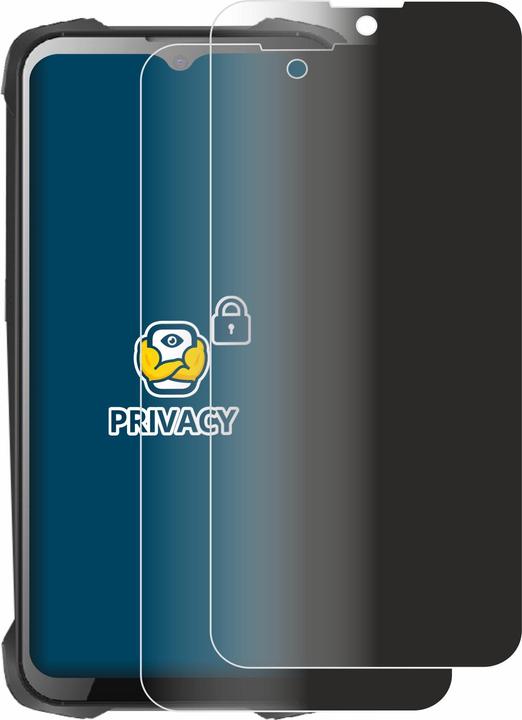 Actual product image BROTECT Anti-spy privacy film Blue light protection film (2 Piece, Cubot King Kong 9)
