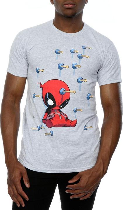 Produktbild Deadpool Cartoon Knockout TShirt (3XL)