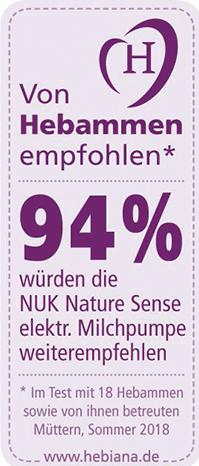 Image du produit NUK Tire-lait électrique Nature Sense avec batterie et écran LCD