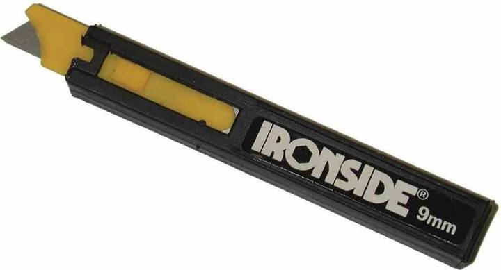 Ironside Snap-off blades 9mm 10s in dispenser, black (Cutters)