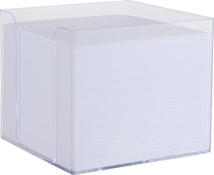 Produktbild Idena Zettelbox weiss 9x9x8cm 700 Blatt (9 x 9 x 8 cm)