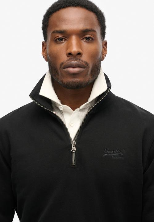 Produktbild Superdry Sweatshirt Casual Bequem sitzend Essential Logo Henley (S)