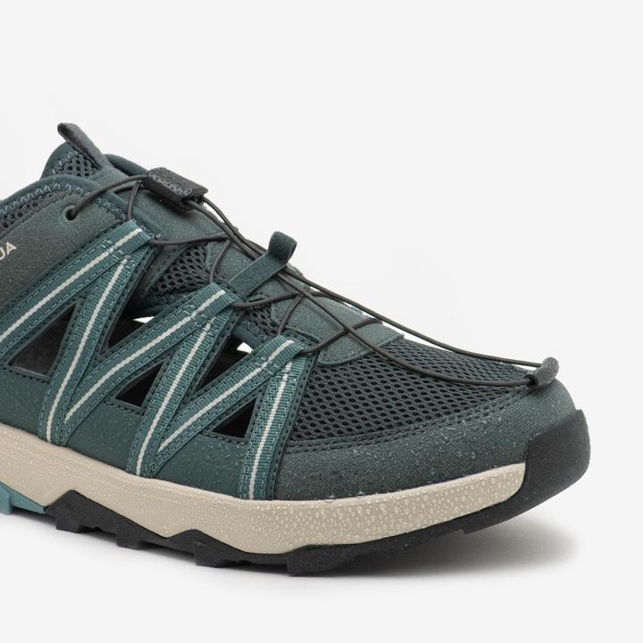 Quechua Sandalenschuhe Trekkingsandalen Herren Wandern - NH900 Fresh grau