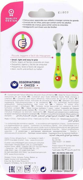 Produktbild Chicco Erstes Edestahlbesteck Set