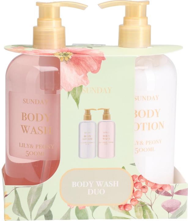 Immagine prodotto Sunday Bikes Seife & Lotion Set Lilie & Pfingstrose (Set per la cura del corpo)