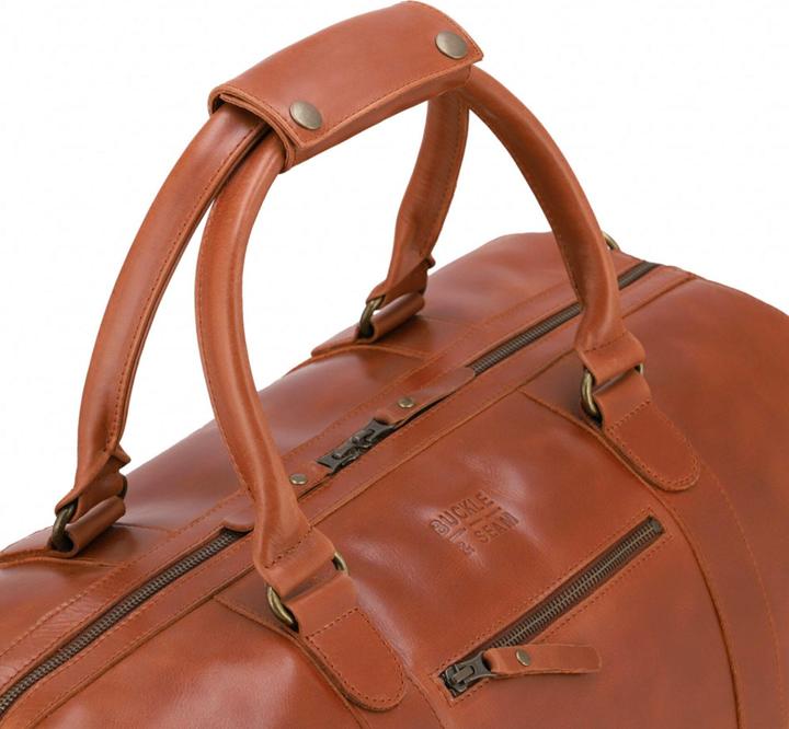 Produktbild Buckle & Seam Leder Weekender Willow Cognac / (37 l, Handgepäck (bis 50l))