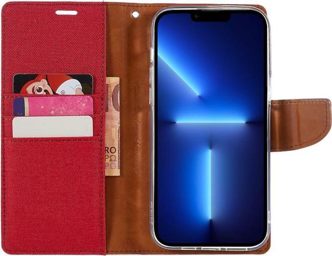 Actual product image Goospery Canvas Diary Series (Apple iPhone 14 Pro)