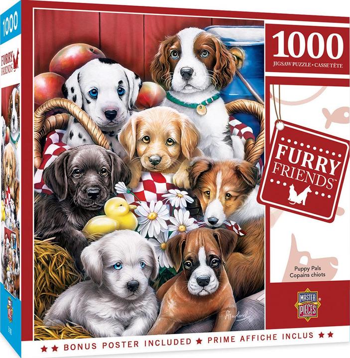 Produktbild MasterPieces Puzzle Company Furry Friends (1000 Teile)