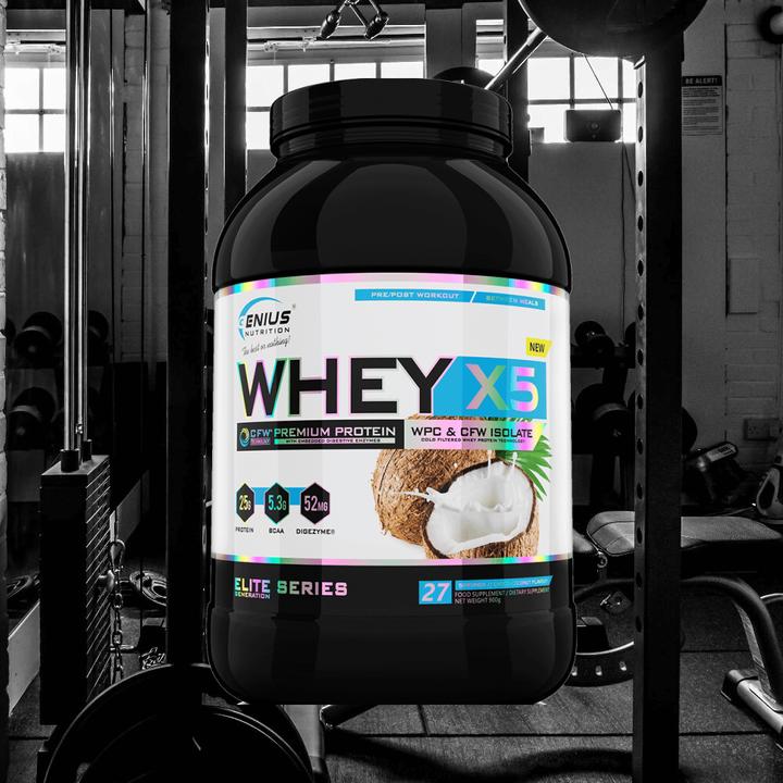 Image du produit Genius Nutrition Whey-X5 (Choco Coconut, 1 pcs, 900 g)