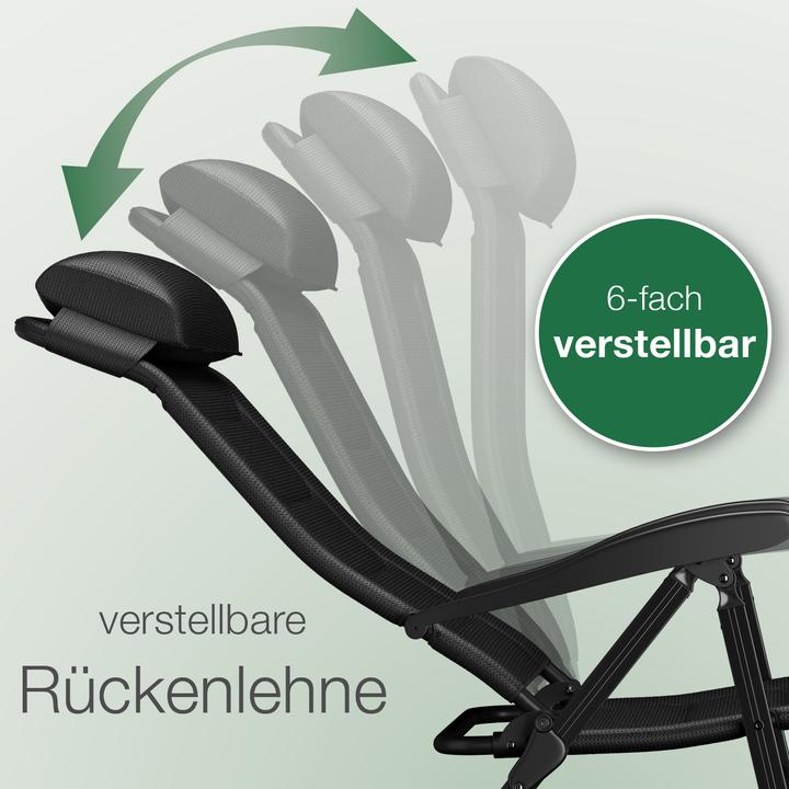 Image du produit Aktivshop Chaise pliante active Camping avec repose-jambes