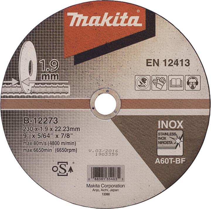 Produktbild Makita Trennscheiben-Set B-12273 Durc