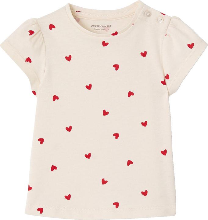 Produktbild Vertbaudet 2er-Pack Baby T-Shirts BASIC bedruckt (80)