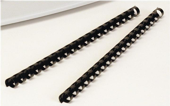 Actual product image Fellowes Binder spine 32mm, 21 rings, black, 50pcs.