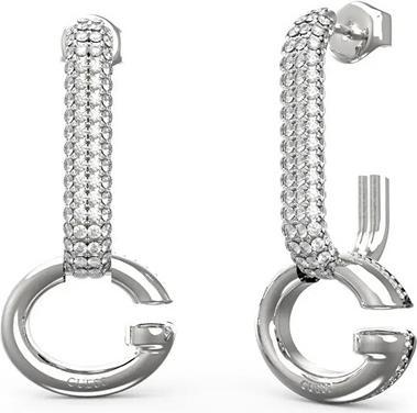 Guess - Fashionable steel dangle earrings Oh My G JUBE04520JWRHT/U