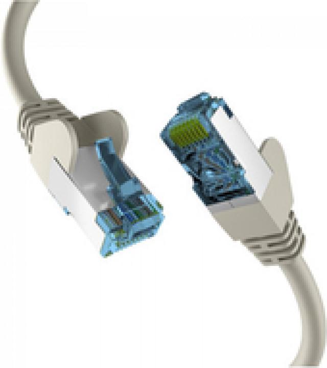 Produktbild M-Cab Netzwerkkabel (PiMF, S/FTP, CAT7, 50 m)