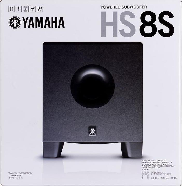 Produktbild Yamaha Hs8s (Subwoofer aktiv, 1 Stk., 1x 150 W)