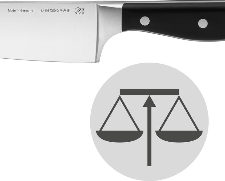 Produktbild WMF Chinesisches Kochmesser SPITZENKLASSE PLUS Schwarz (16 cm)