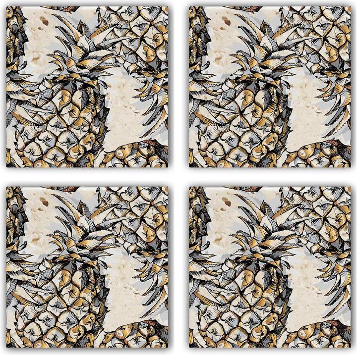 Actual product image Hermia Ty (4 x, Glass coaster)