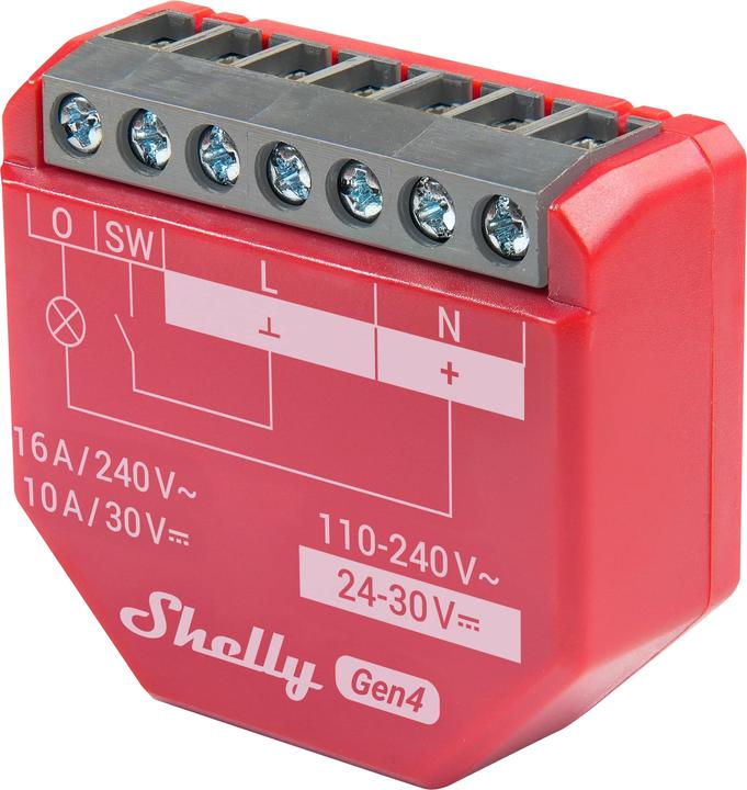 Immagine prodotto Shelly 1PM Gen4 (Attuatore dell'interruttore)