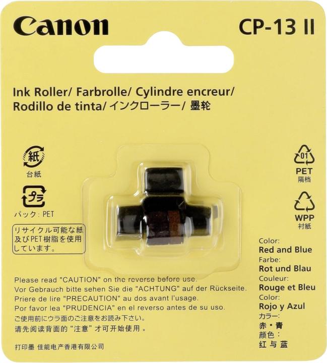 Actual product image Canon CP-13 II, Blue-Red ink roller (9 cm, Multicoloured)
