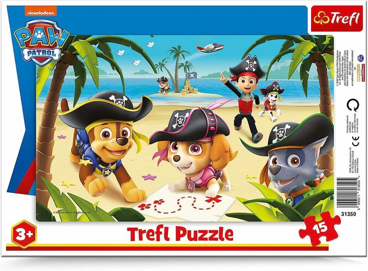 Produktbild Trefl Rahmenpuzzle 15T Paw Patrol (15 Teile)