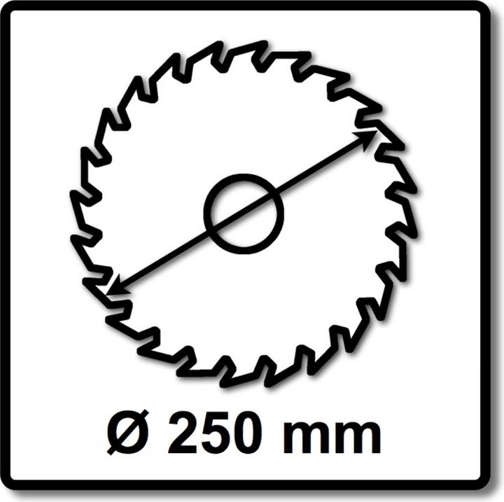 Produktbild Bosch Professional Zubehör Akku-Kreissägeblatt Expert for Wood, 250 x 2,1/1,6 x 30, 48 Zähne