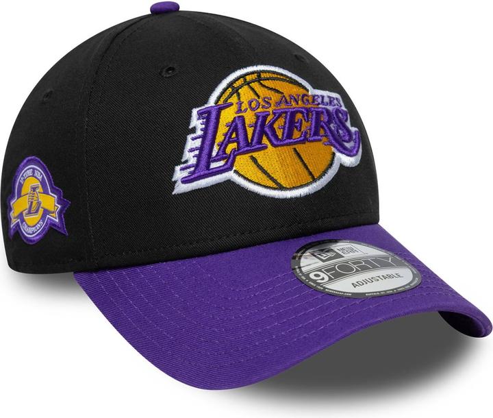 Produktbild New Era 9Forty Strapback Cap - Side Patch Los Angeles Lakers (One Size)