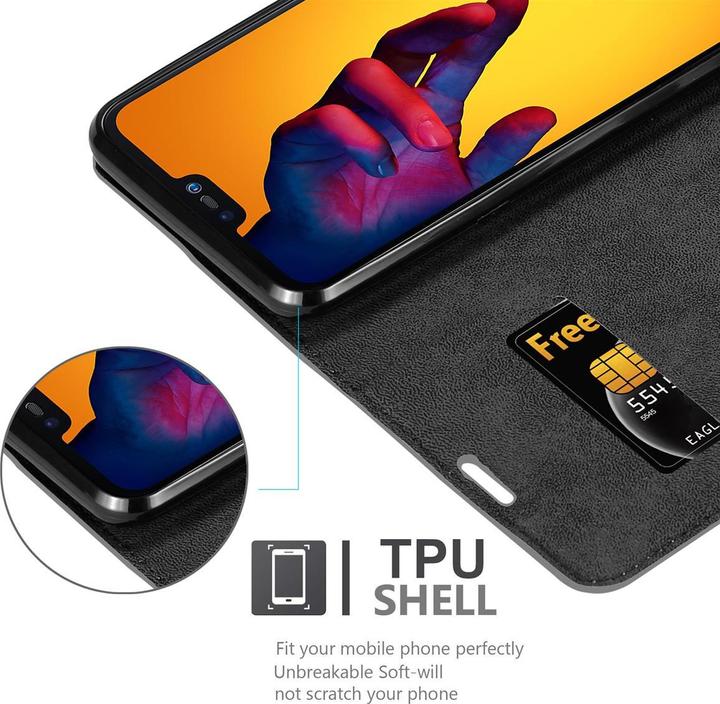 Produktbild Cadorabo Book Invis. Magnet Hülle (Huawei Nova 3E)