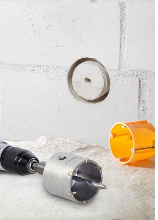 Actual product image kwb Hollow drill bit HARD METAL shank and center drill bit (82 mm)