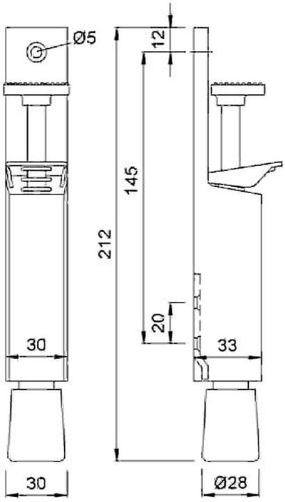 Produktbild Kws Türfeststeller 1081/1082 (1 Stück)