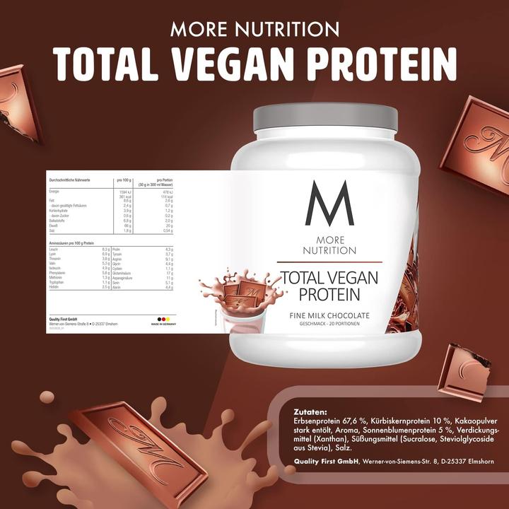 Actual product image More Nutrition Total Protein (Chocolate, 1 pcs., 600 g)
