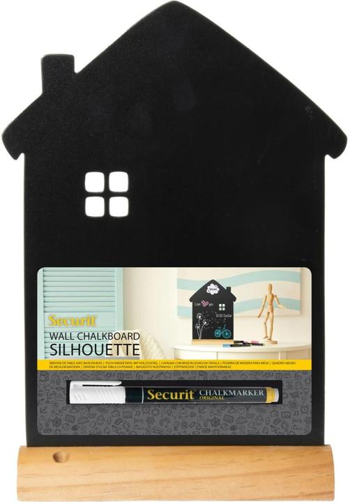 Actual product image Securit Table chalkboard silhouette house (Blackboard, 21 x 33 cm)