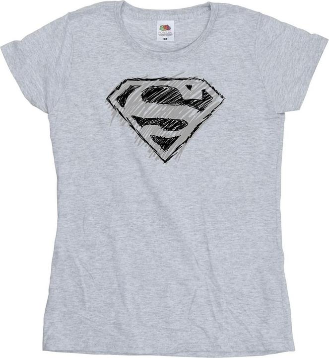 Superman Logo Sketch TShirt (XXL)