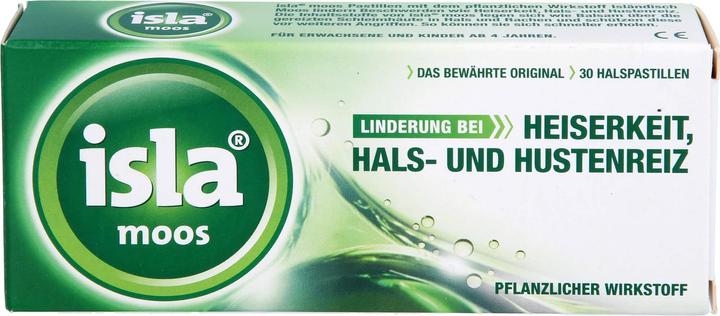 Isla moos Halspastillen, 30 St. Pastillen (30 Stück)