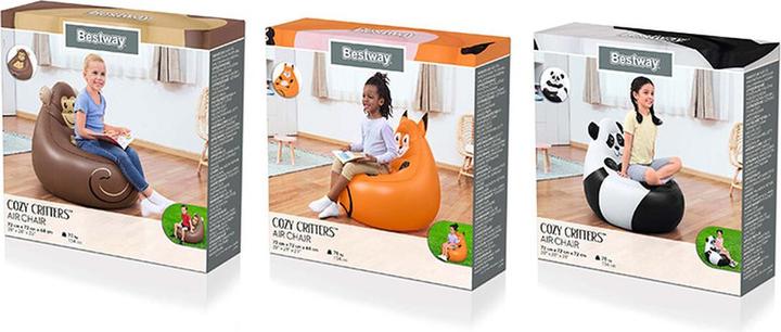 Actual product image Bestway Inflatable Fox Chair 72 x 72 x 64 cm 75116