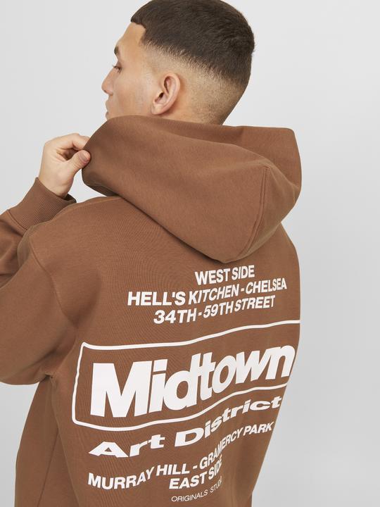 Actual product image Jack & Jones Jorurban Edge Graphic Sweat Hood Ln (XXL)