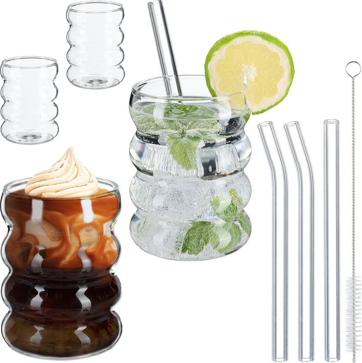 Actual product image Relaxdays Drinking glasses (0.35 l, 4 x)