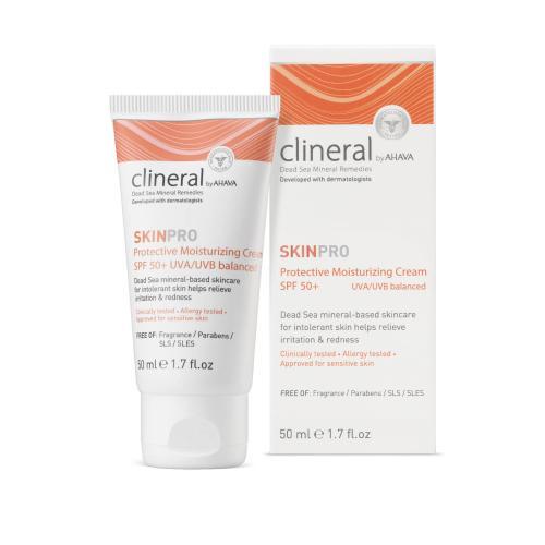 Immagine prodotto Ahava CLINERAL Crema idratante protettiva SPF50 (Crema solare viso, SPF 50, 50 ml, 50 g)