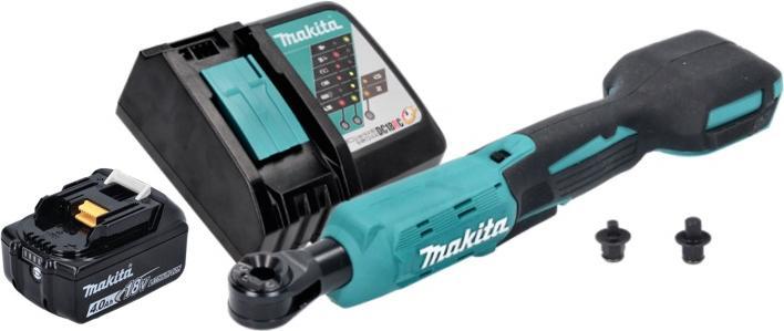 Produktbild Makita DWR 180 RM1 Akku Ratschenschrauber 18 V 47,5 Nm 1/4" 3/8" + 1x Akku 4,0 Ah + Ladegerät (1/4", 3/8")