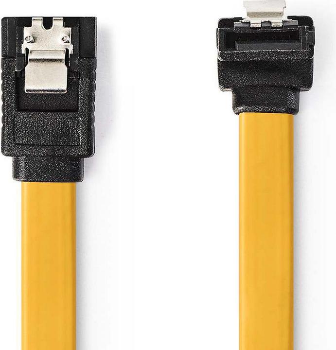 Immagine prodotto Nedis Cavo SATA 6 Gbps SATA 7-Pin femmina SATA 7-Pin femmina PVC 1,00 m PVC piatto Giallo Polybag